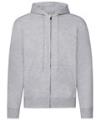 SS16M 62062 Classic Zip Through Hooded Sweat Heather colour image